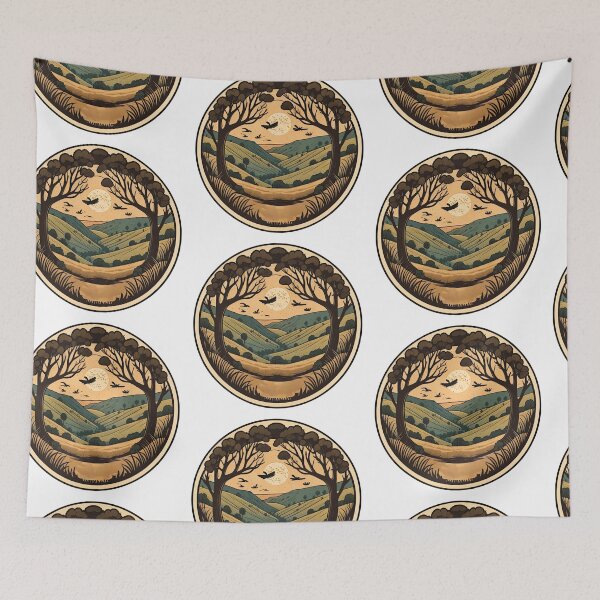 Item preview, Sycamore gap Northumberland National Park designed and sold by DigiArtPartha.