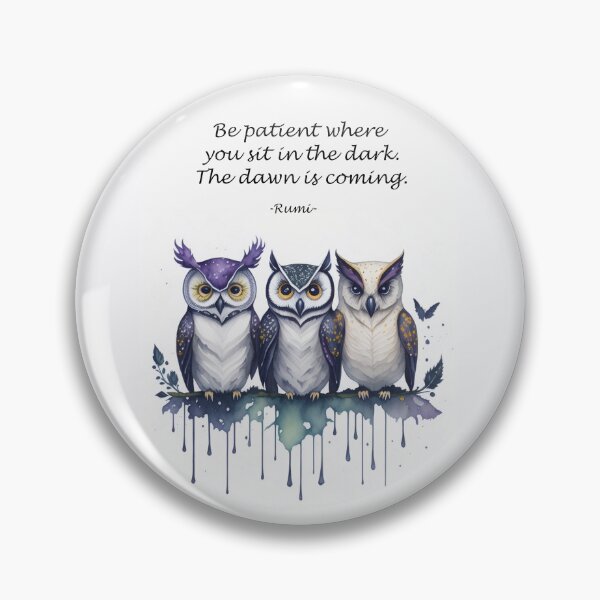 Item preview, Rumi quote, Be patient where you sit in the dark. designed and sold by SacredSoulCraft.