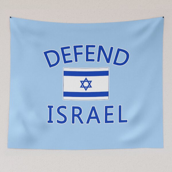Item preview, DEFEND ISRAEL WITH ISRAELI FLAG designed and sold by LoveAndDefiance.