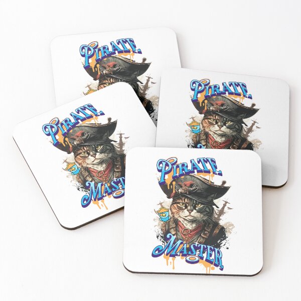 Item preview, Cool Pirate Cat Shirt - Pirate Master designed and sold by Earth Celebration Designs.