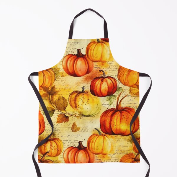 Item preview, Halloween Pattern, Pumpkins  and Old inscriptions Watercolor designed and sold by Sunmoonlove.