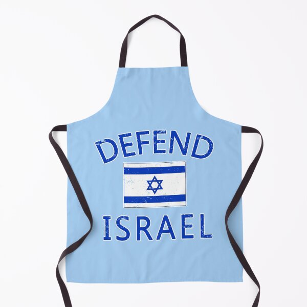 Item preview, DEFEND ISRAEL WITH ISRAELI FLAG LIGHTLY DISTRESSED designed and sold by LoveAndDefiance.