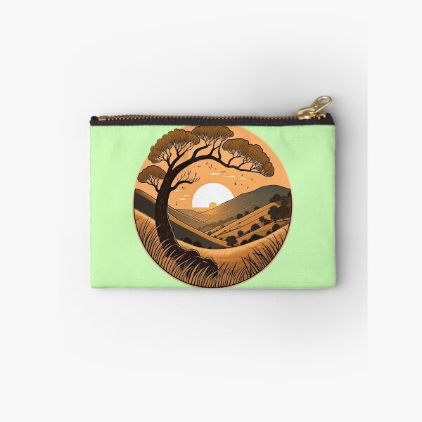 Item preview, Sycamore gap Northumberland National Park sunset sunrise designed and sold by DigiArtPartha.