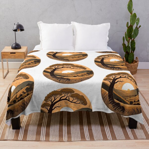 Item preview, Sycamore gap Northumberland National Park sunset sunrise designed and sold by DigiArtPartha.