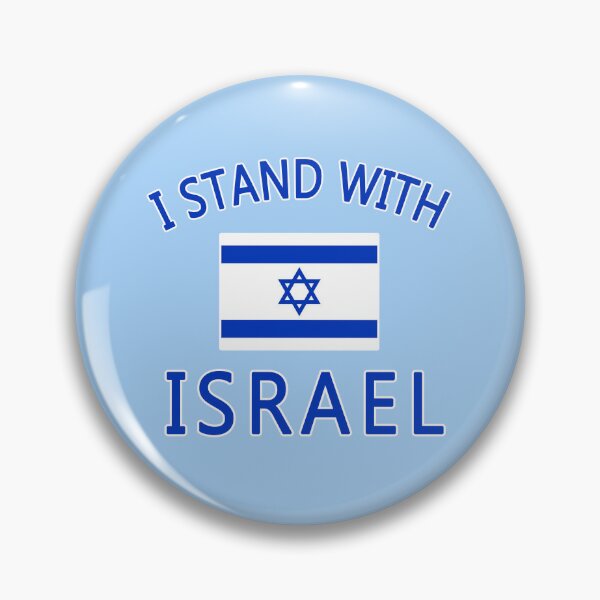 Item preview, I STAND WITH ISRAEL WITH ISRAELI FLAG  designed and sold by LoveAndDefiance.
