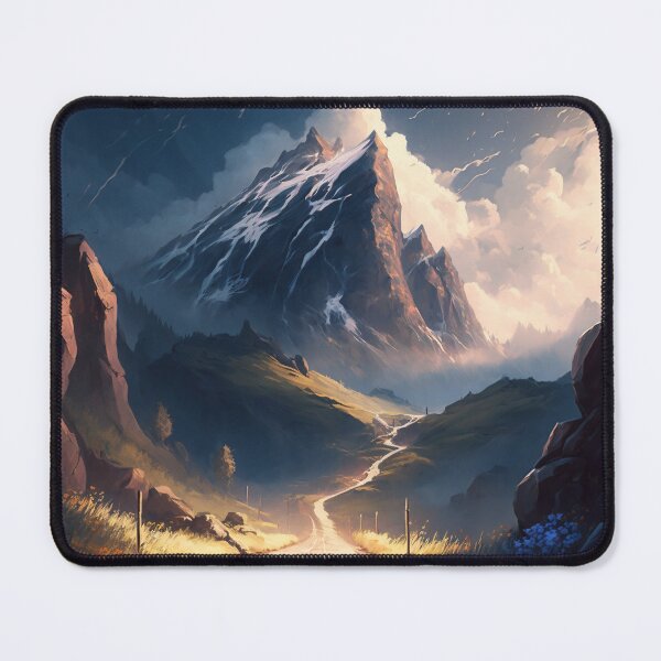 Item preview, Ascension Through the Elevation: A Mesmeric Mountainous Journey in Digital Hues designed and sold by oanaunciuleanu.
