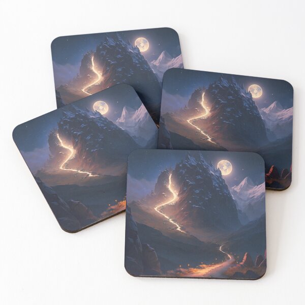 Item preview, Ascension Through the Elevation: A Mesmeric Mountainous Journey in Digital Hues designed and sold by oanaunciuleanu.