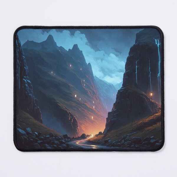 Item preview, Ascension Through the Elevation: A Mesmeric Mountainous Journey in Digital Hues designed and sold by oanaunciuleanu.