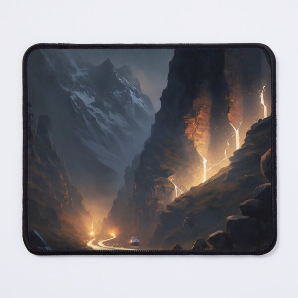 Item preview, Ascension Through the Elevation: A Mesmeric Mountainous Journey in Digital Hues designed and sold by oanaunciuleanu.