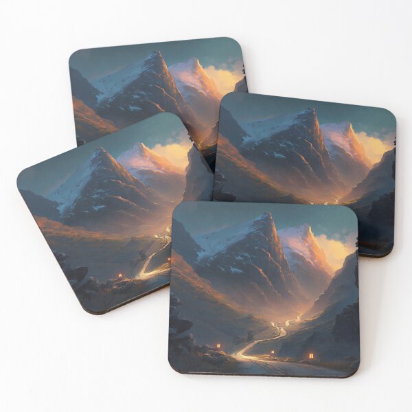 Item preview, Ascension Through the Elevation: A Mesmeric Mountainous Journey in Digital Hues designed and sold by oanaunciuleanu.