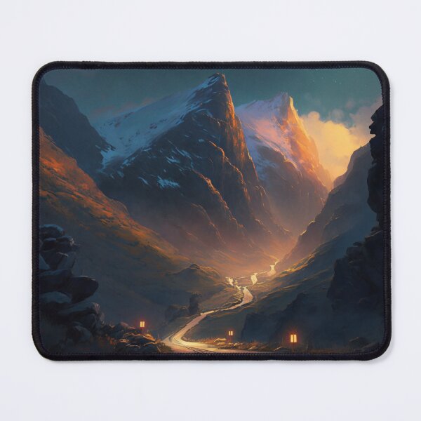 Item preview, Ascension Through the Elevation: A Mesmeric Mountainous Journey in Digital Hues designed and sold by oanaunciuleanu.