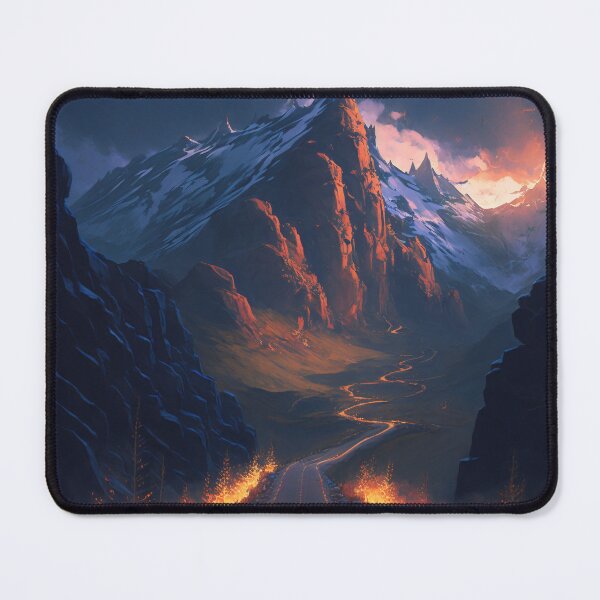 Item preview, Ascension Through the Elevation: A Mesmeric Mountainous Journey in Digital Hues designed and sold by oanaunciuleanu.