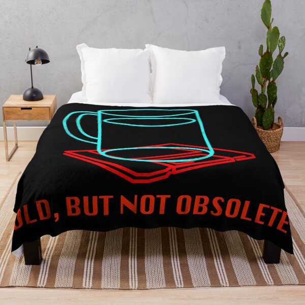 Item preview, Old, but not obsolete - Floppy disk, Coffee cup, funny, neon sign designed and sold by therocketman.