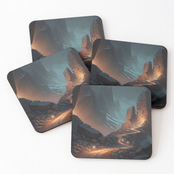 Item preview, Ascension Through the Elevation: A Mesmeric Mountainous Journey in Digital Hues designed and sold by oanaunciuleanu.