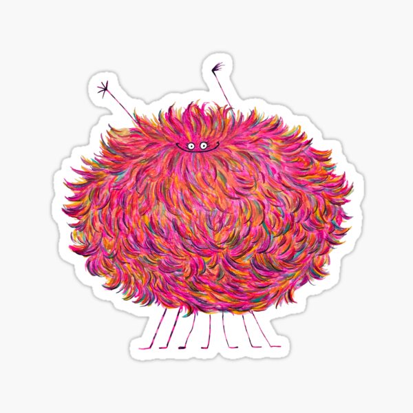 Poofy Shuggie Sticker