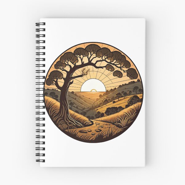 Item preview, Sycamore gap Northumberland National Park sunset sunrise designed and sold by DigiArtPartha.