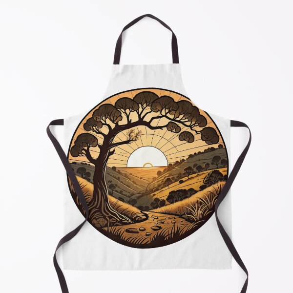 Item preview, Sycamore gap Northumberland National Park sunset sunrise designed and sold by DigiArtPartha.