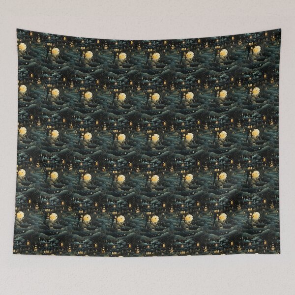 Item preview, Twilight Halloween Memphis Mirage designed and sold by Moisky Patterns.