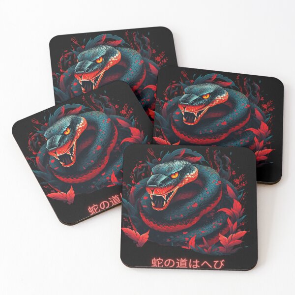 Aperçu de l'œuvre Proverbe du serpent japonais créée et vendue par FarOutTees.