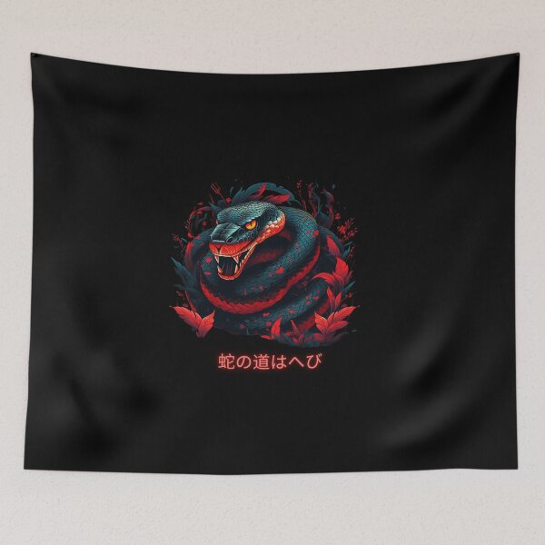 Item preview, Japanese Serpent Proverb designed and sold by FarOutTees.