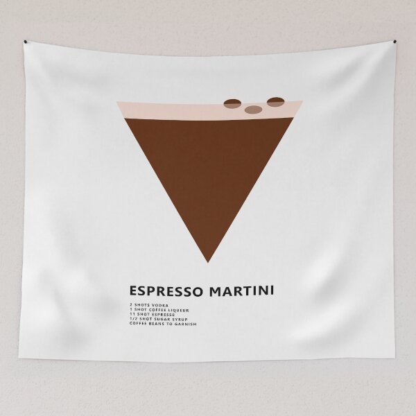 Item preview, Espresso Martini Cocktail Minimalist Modern Design designed and sold by ModernAndFunky.