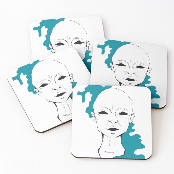 Item preview, Face Splash - Blue designed and sold by Julia Toporowska.