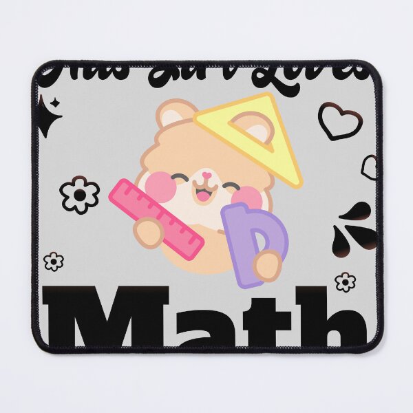 Item preview, This girl loves math teacher mathematics designed and sold by stylechoc.