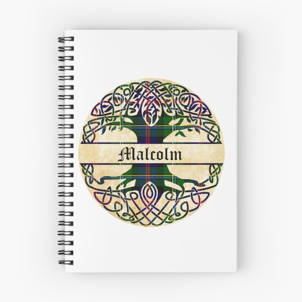 Item preview, Malcolm Tree of Life Clan Scottish Surname tartan designed and sold by BagTown Clans.
