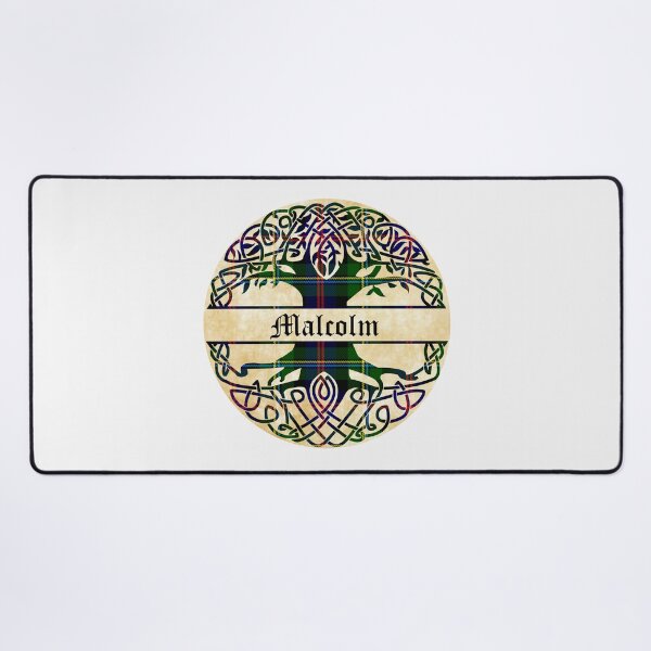 Item preview, Malcolm Tree of Life Clan Scottish Surname tartan designed and sold by BagTown Clans.