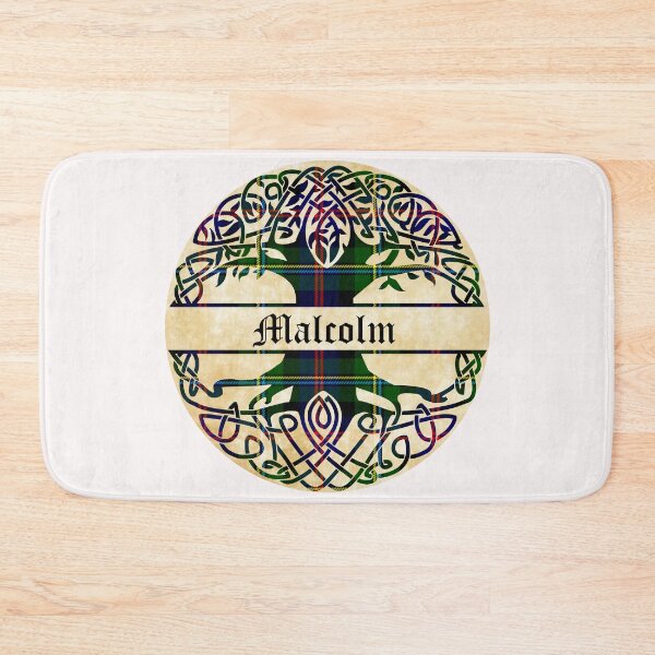 Item preview, Malcolm Tree of Life Clan Scottish Surname tartan designed and sold by BagTown Clans.