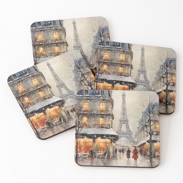 Item preview, Christmas in Paris designed and sold by tomorrowsart.