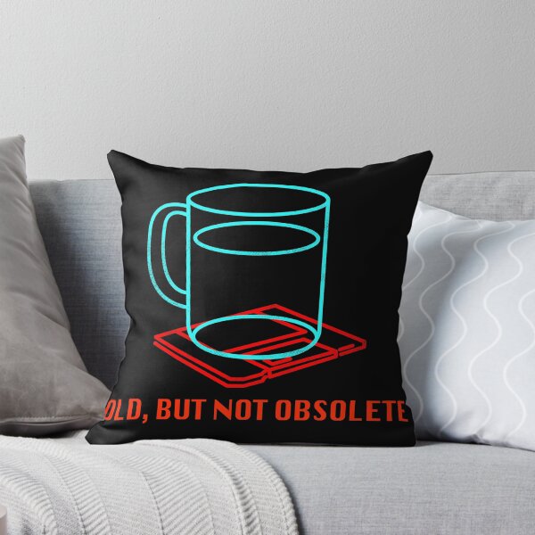 Item preview, Old, but not obsolete - Floppy disk, Coffee cup, funny, neon sign designed and sold by therocketman.