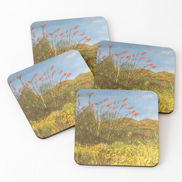 Item preview, Ocotillo Plants in the Desert designed and sold by ElaineFogelArt.