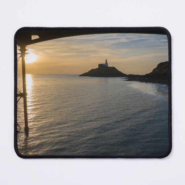 Item preview, Sunrise at Mumbles lighthouse designed and sold by Leighton Collins.