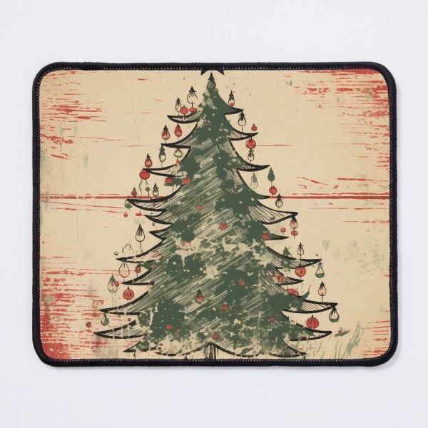Item preview, Vintage Christmas Tree Art designed and sold by tomorrowsart.