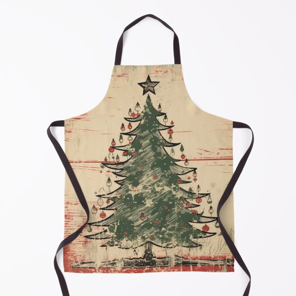Item preview, Vintage Christmas Tree Art designed and sold by tomorrowsart.