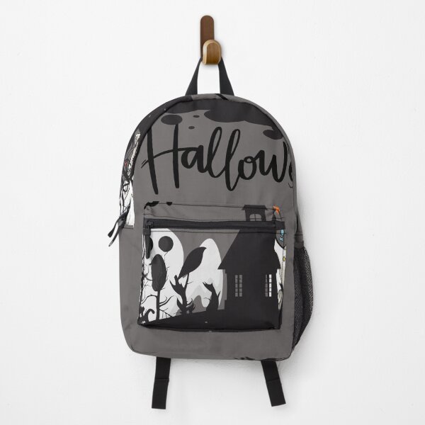 Item preview, Halloween-two white scaring ghosts, lots of spider webs and a bat designed and sold by esao.
