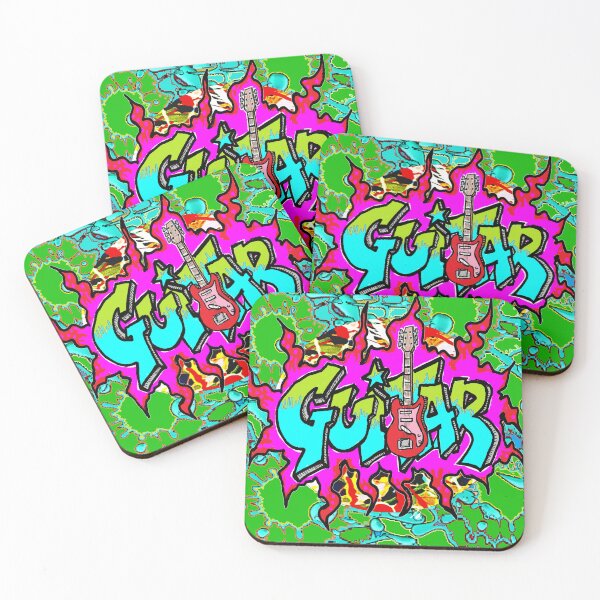 Item preview, Guitar Art pop art 1 designed and sold by LowEndGraphics.