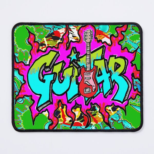 Item preview, Guitar Art pop art 1 designed and sold by LowEndGraphics.