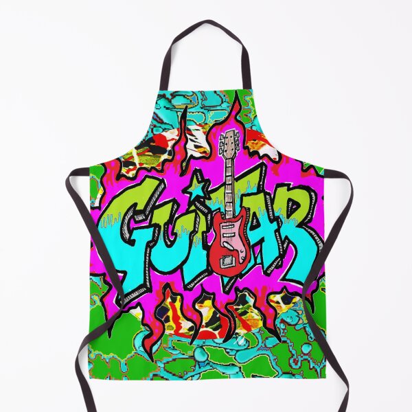 Item preview, Guitar Art pop art 1 designed and sold by LowEndGraphics.