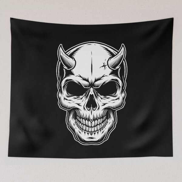 Item preview, Horned Skull  designed and sold by gabrieltiveron.