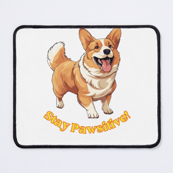 Item preview, Stay Pawsitive Corgi designed and sold by FarOutTees.