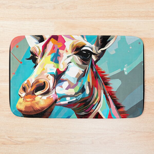 Item preview, Simplistic & Minimalistic African Giraffe Art Collection designed and sold by ArtificialGenes.