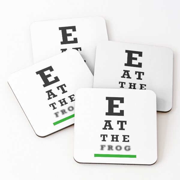 Item preview, Eye chart frog designed and sold by HeArtTattoo.