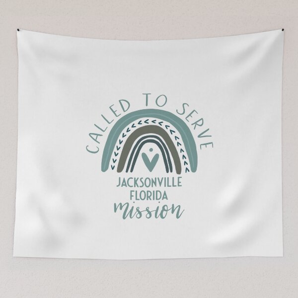Item preview, Called to Serve - Jacksonville Florida - Boho Rainbow Missionary Gift designed and sold by brizodesign.