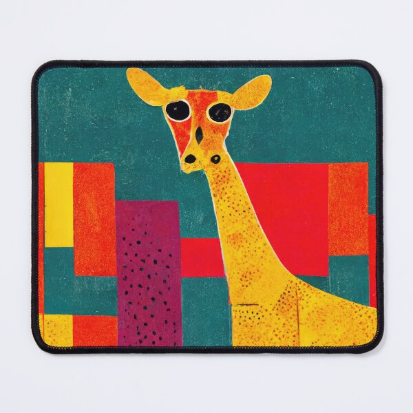 Item preview, Simplistic & Minimalistic African Giraffe Art Collection designed and sold by ArtificialGenes.