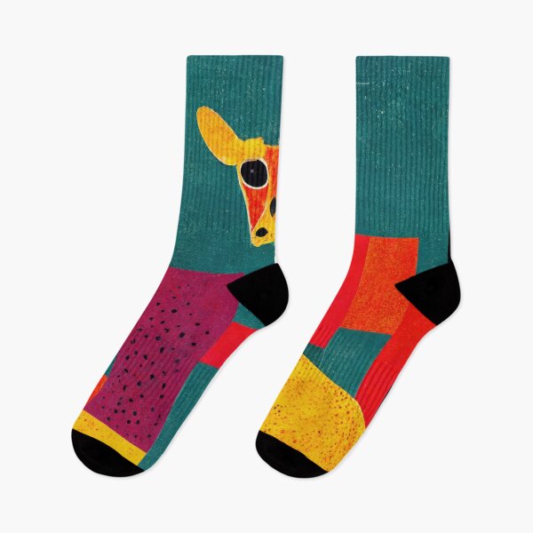 Item preview, Simplistic & Minimalistic African Giraffe Art Collection designed and sold by ArtificialGenes.