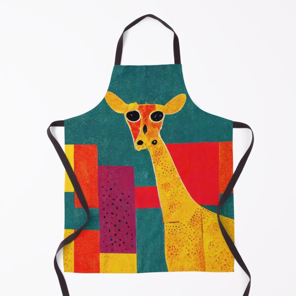 Item preview, Simplistic & Minimalistic African Giraffe Art Collection designed and sold by ArtificialGenes.