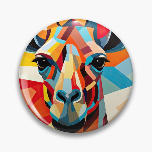 Item preview, Simplistic & Minimalistic African Giraffe Art Collection designed and sold by ArtificialGenes.