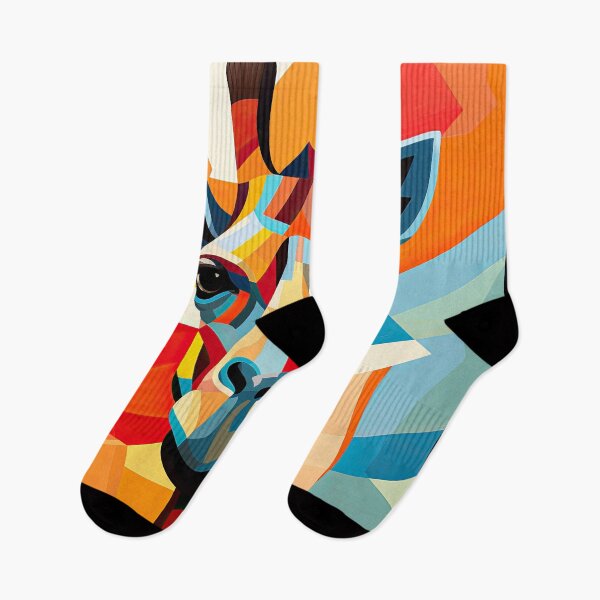 Item preview, Simplistic & Minimalistic African Giraffe Art Collection designed and sold by ArtificialGenes.